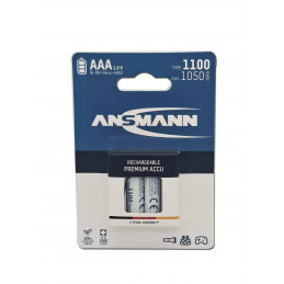 Blister 4 piles ANSMANN HR03 - AAA - NiMh - 1.2V - 1100mAh