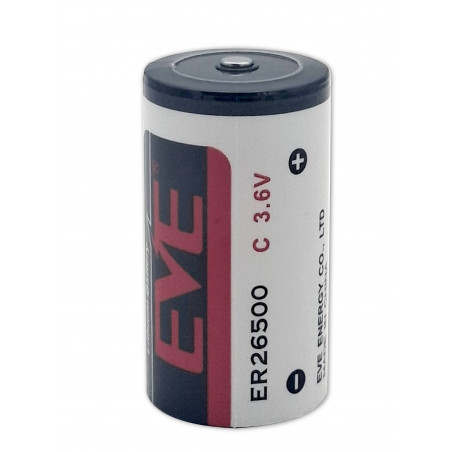 Pile ER26500 - LS26500 -  EVE - C - 3,6V - 8.5Ah