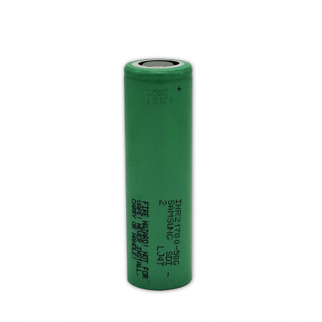 Accu Li-ion 3,6V 5000mAh 35A - INR21700-50S - SAMSUNG - Haute Décharge