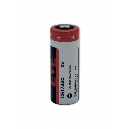 2 Piles Lithium-manganèse CR17450 3V - Pour Compteur D'eau, Débitmètre, Appareils PLC - Longue Durée