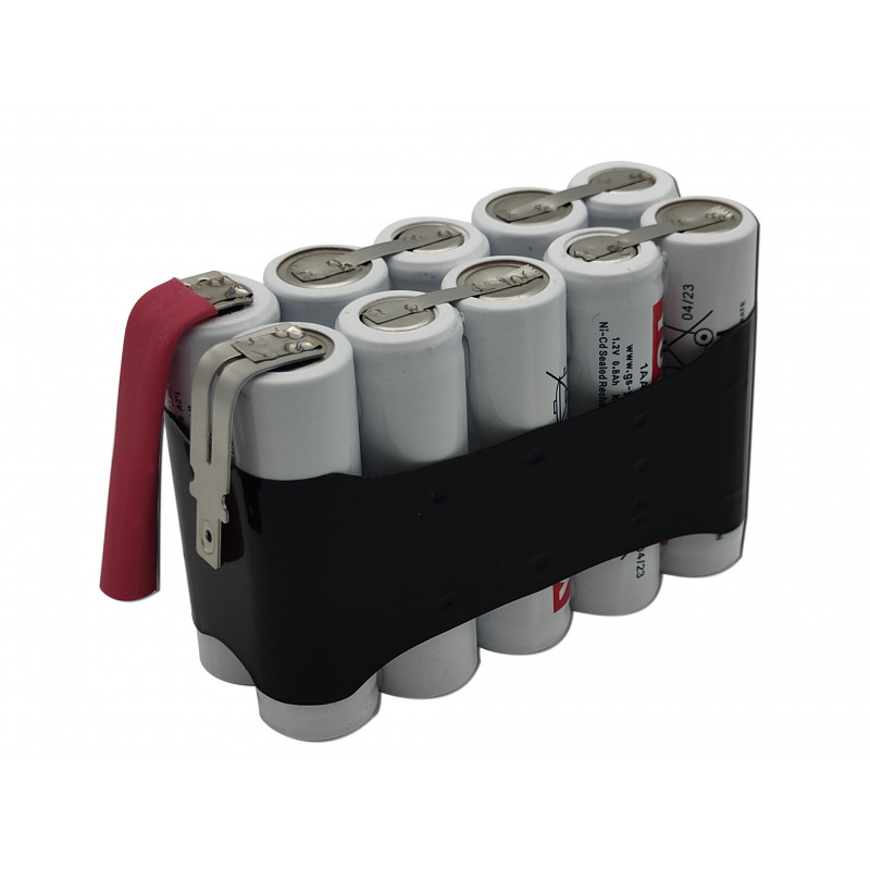 Batterie BAES Flasque NiCd – 12V – 0,8Ah – AA - 10VSTAAL 805658