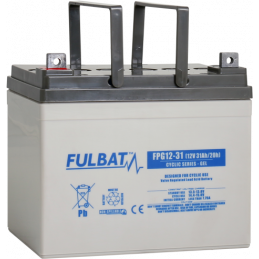 Batterie Plomb Cyclage FPG12-31 - 12V - 31Ah - UL94.FR – FULBAT