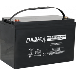 Batterie Plomb Cyclage FPC12-100 - 12V - 107.2Ah - UL94.FR – FULBAT