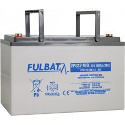 Batterie Plomb Cyclage FPG12-100 - 12V - 100Ah - UL94.FR – FULBAT