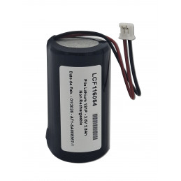 Pile Lithium Fanso ER26500M - C - Spiralée - 1S1P - 3,6V 5,8Ah + connecteur