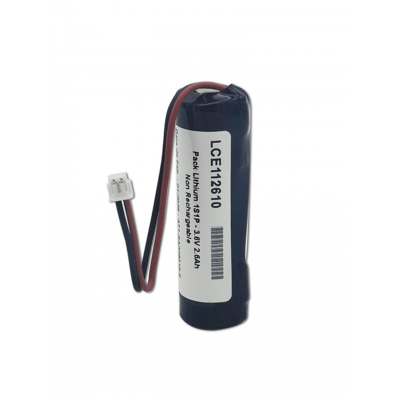 pack lithium eve er14505 1s1p - 3,6v 2,6ah /  + connecteur