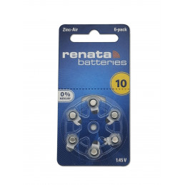 Pile Bouton RAYOVAC 10AE Acoustic - Zinc Air - 1.4V - 630mAh