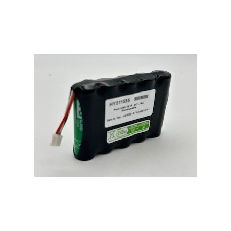 Pack NiMh Yupower AA - 5S1P - 6V 1,7Ah - T1 + connecteur