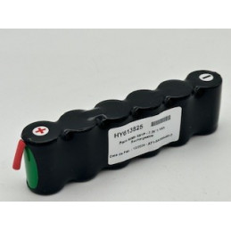 Pack NiMh Yupower 2/3A - 6S1P - 7,2V 1,1Ah + connecteur