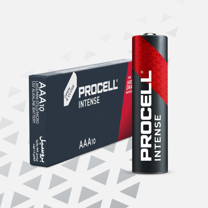 Boite de 10 piles LR03 - DURACELL - Gamme Procell - AAA