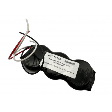 Pack NiMh Varta V600HR - 3S1P - 3,6V 0,6Ah - T1 - Gaine + Sortie Fils