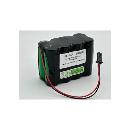 Pack NiMh Yupower A - 8S1P - 9,6V 2,1Ah + connecteur