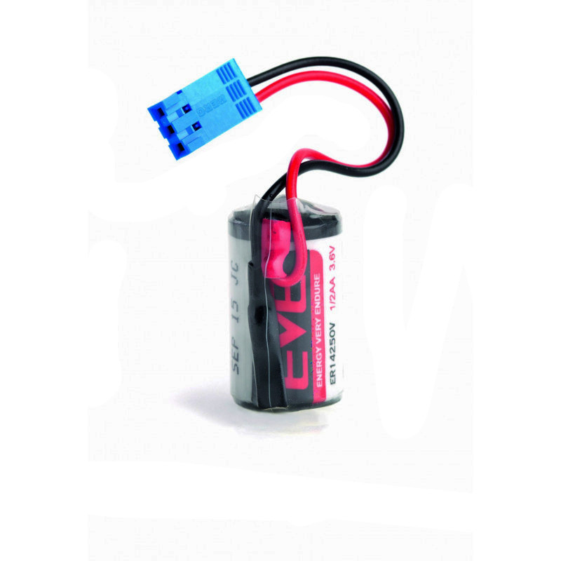 Batterie ER3V Lithium - ER14250 - 1/2AA - 3,6V - 1200mAh + Connecteur
