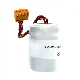 Pack Piles Lithium - 2 x 3.6V - 3.6Ah + Connecteur - OKUMA