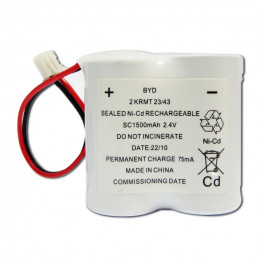 Pack Batterie BAES NiCd – 2.4V – 1.6Ah + Connecteur