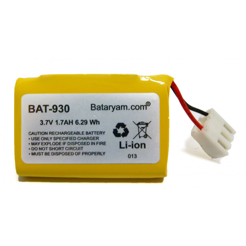 Batterie TPE 3,7V - 1.7Ah Li-Ion - Série EFT 930- EFT 20s - 252117847