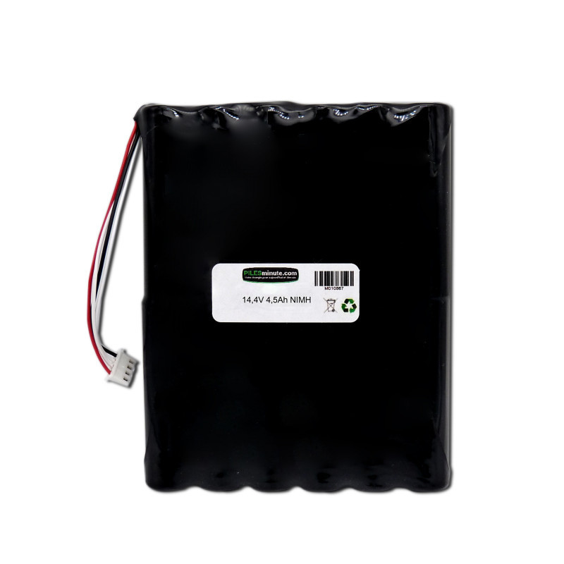 Pack NiMh - 14,4V 4,5Ah + FILS - Luxmetre TSP - LUX - RC4500A12AF