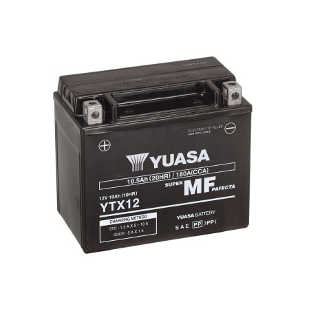 Batterie moto YUASA YTX12 - 12V – 10Ah