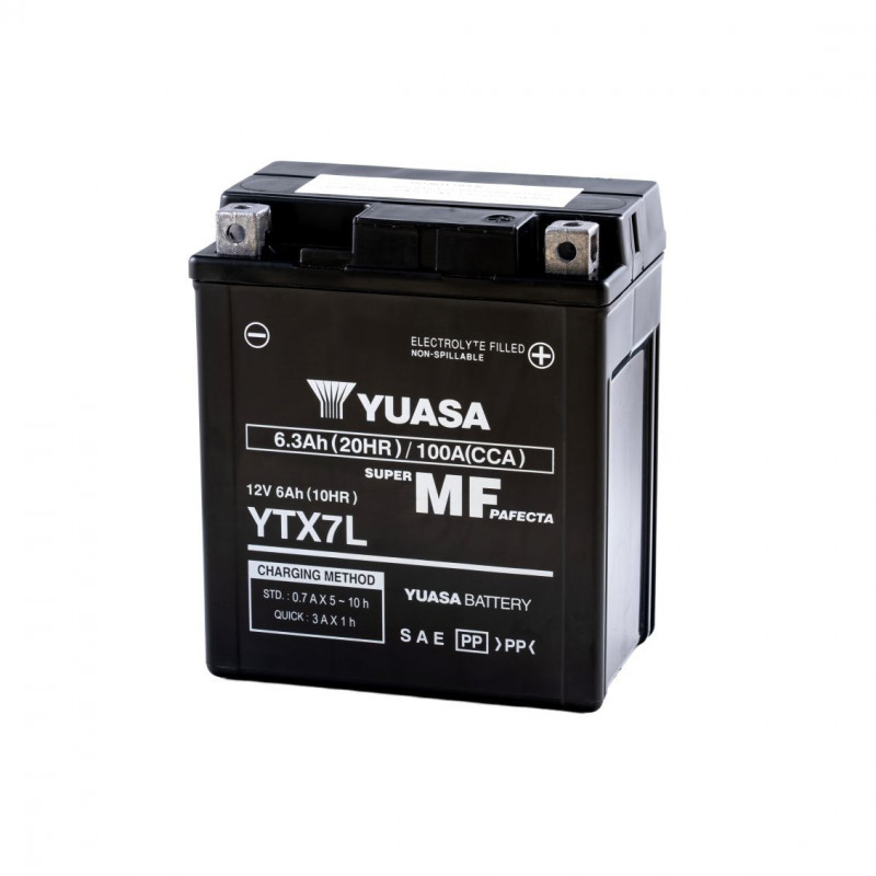 Batterie Moto YUASA YTX7L - 12V – 6Ah