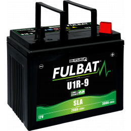 Batterie Demarrage Jardin 12V 28Ah - 300A SLA U1R9 - + Droite Fulbat