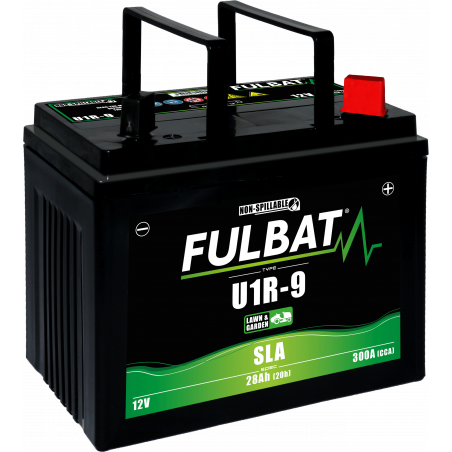 Batterie Demarrage Jardin 12V 28Ah - 300A SLA U1R9 - + Droite Fulbat