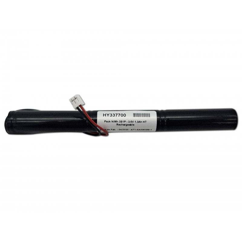 Pack NiMh Yupower AA HT - 3S1P - 3,6V 1,3Ah - T3 - Gaine + Connecteur