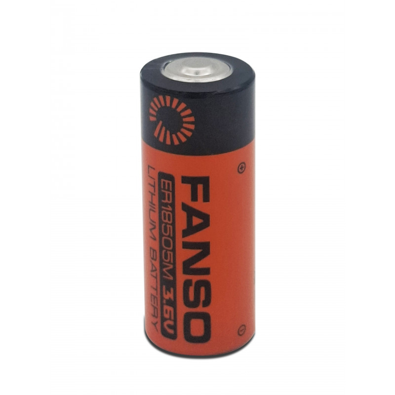 Pile Lithium - 3,6V 3.5Ah - ER18505M - DD - Spiralée - Fanso