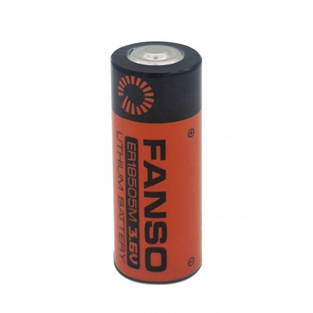Pile Lithium - 3,6V 3.5Ah - ER18505M - DD - Spiralée - Fanso