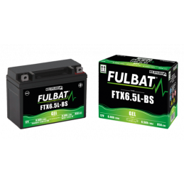 Batterie moto FULBAT FTX6.5L-BS - GEL - 12V - 6.5Ah