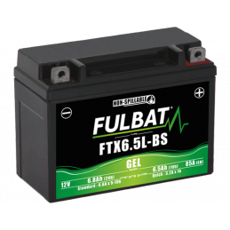 Batterie moto FULBAT FTX6.5L-BS - GEL - 12V - 6.5Ah