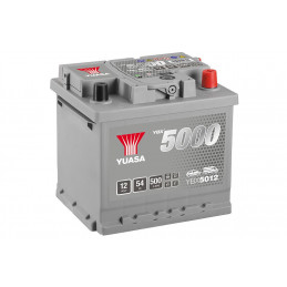 Batterie auto Yuasa YBX5012 - 12V - 54Ah - 500A - + Droite