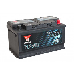 Batterie démarrage auto - 12V - 75Ah - YBX7110 - + Dr- 315x175x175mm