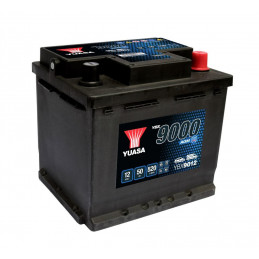 Batterie auto yuasa YBX9012 - 12V - 50Ah - 520A + Droite