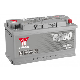 Batterie auto Yuasa YBX5019 - 12V - 100Ah - 900A - + Droite