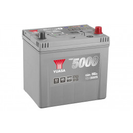 Batterie voiture asiatique YBX5005 YUASA - 12V - 65Ah - 580A - B23 + d