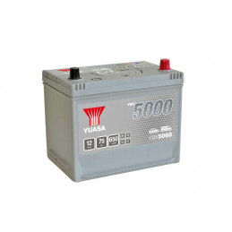 Batterie voiture asiatique YBX5068 YUASA - 12V - 75Ah - 650A - B26 + d