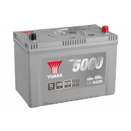 Batterie voiture asiatique YBX5335 YUASA - 12V - 100Ah - 830A - B31 +