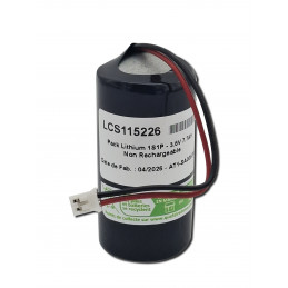 Pile - C - LS26500 - Lithium - 3.6V - 8.5Ah / 7.7Ah + Connecteur