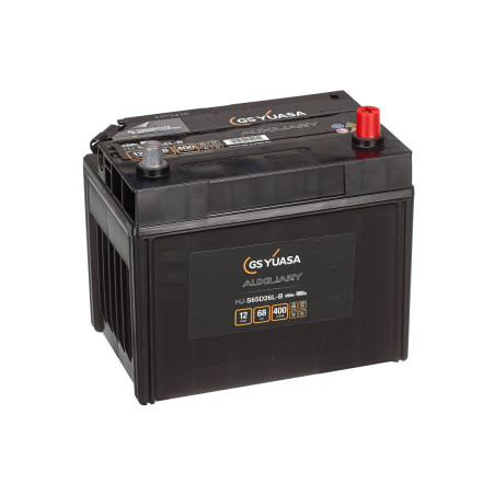 Batterie Auxilliaire auto AGM - HJ-65D26L-B  - 12V - 68Ah - 400A