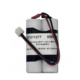 Pack NiCd Yupower AA HT - 2S1P - 2,4V 0,8Ah - T1 + connecteur