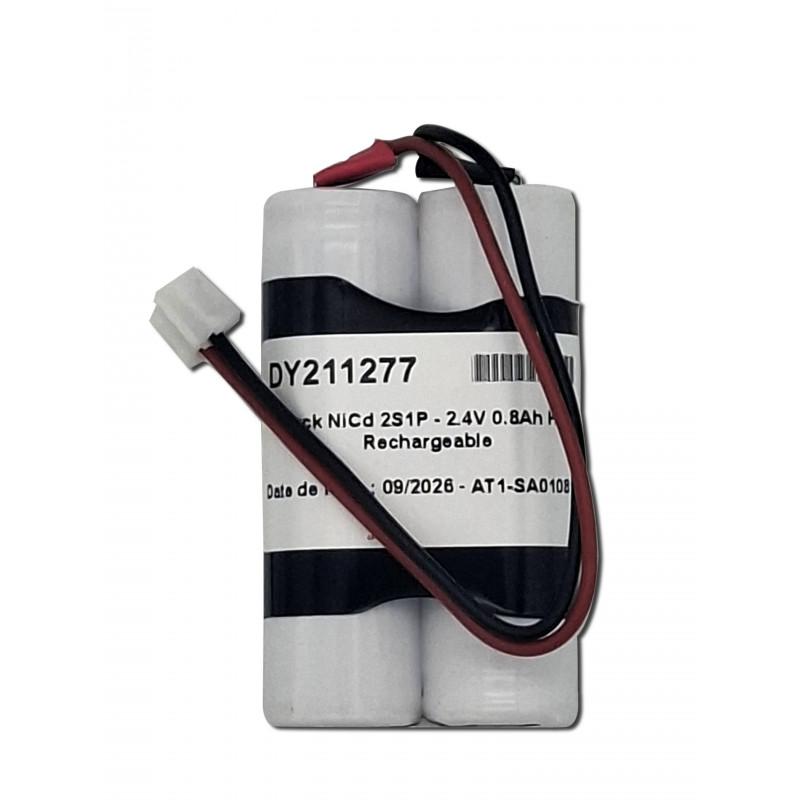 Pack NiCd Yupower AA HT - 2S1P - 2,4V 0,8Ah - T1 + connecteur
