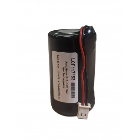 Pile ER34615M – Lithium - 3.6V – 13.0Ah + Connecteur