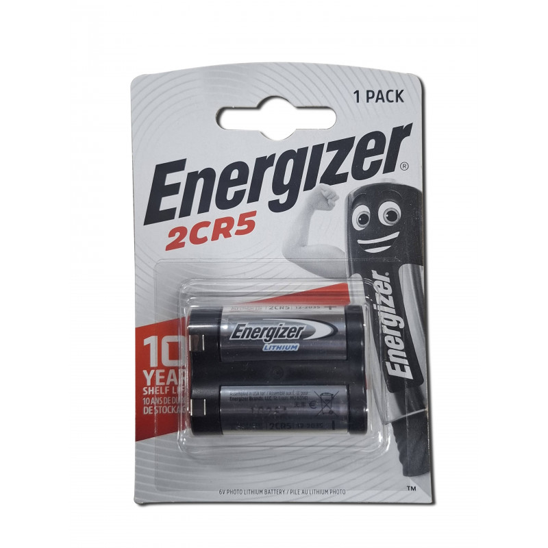 Pile ENERGIZER 2CR5 - DL245 - Lithium - 6V