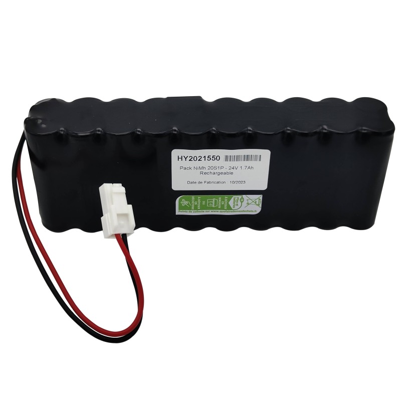 Pack batterie compatible Cardin - NiMh 24V - 1.7Ah + connecteur